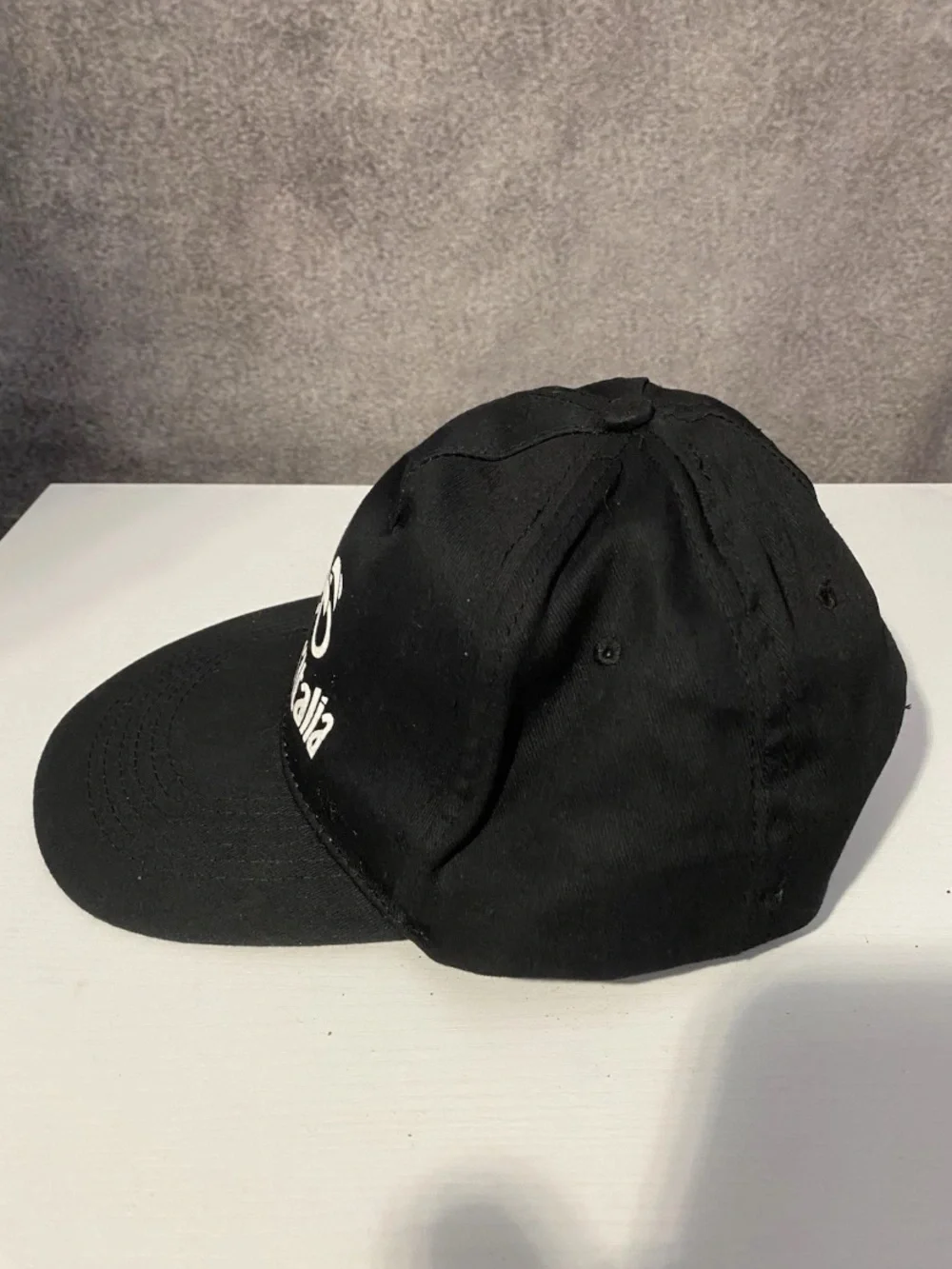 Ale Giro d’Italia Black Adjustable Cotton Canvas Cycling Cap Logo